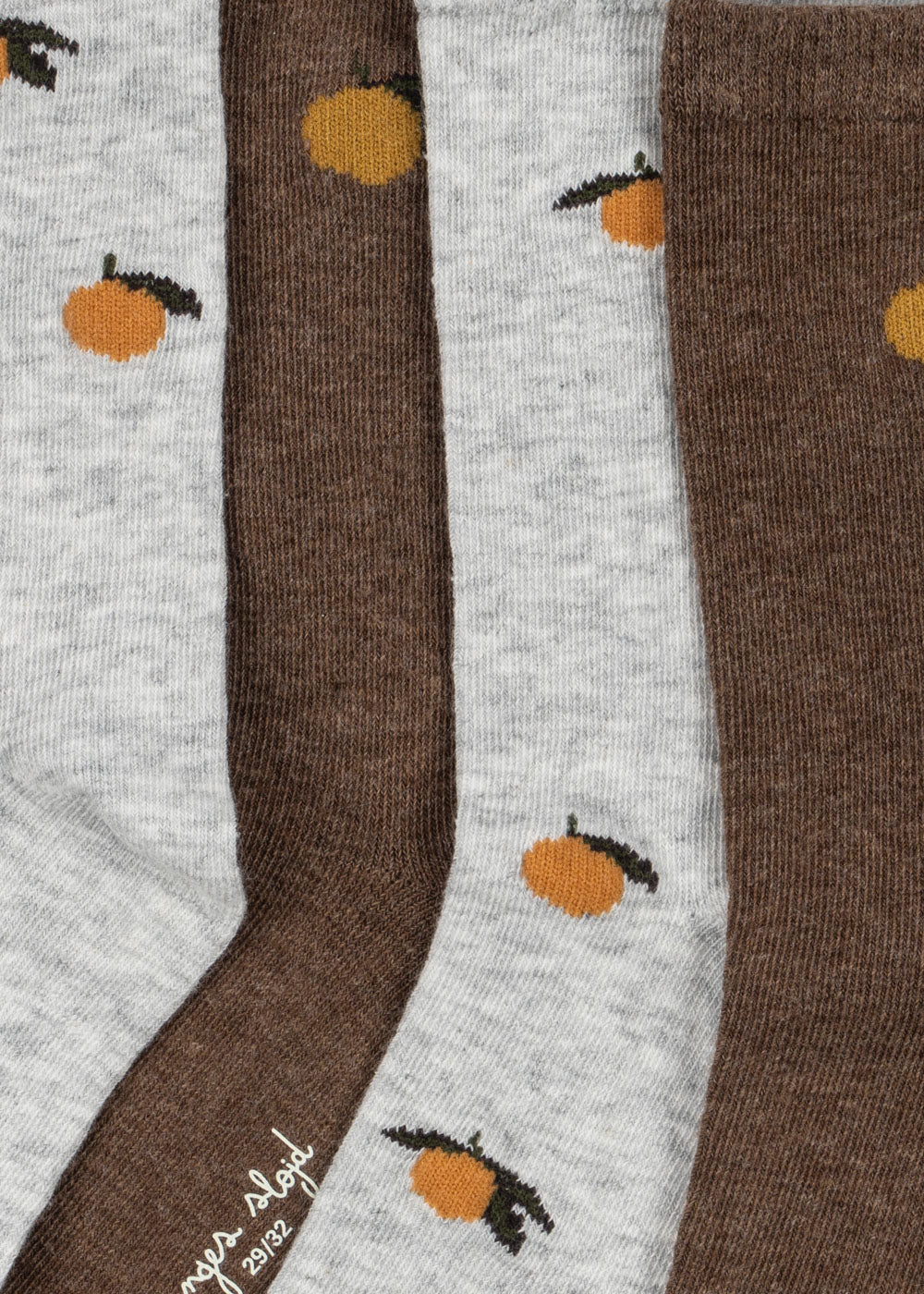 2 pack çorape me dizajn limoni