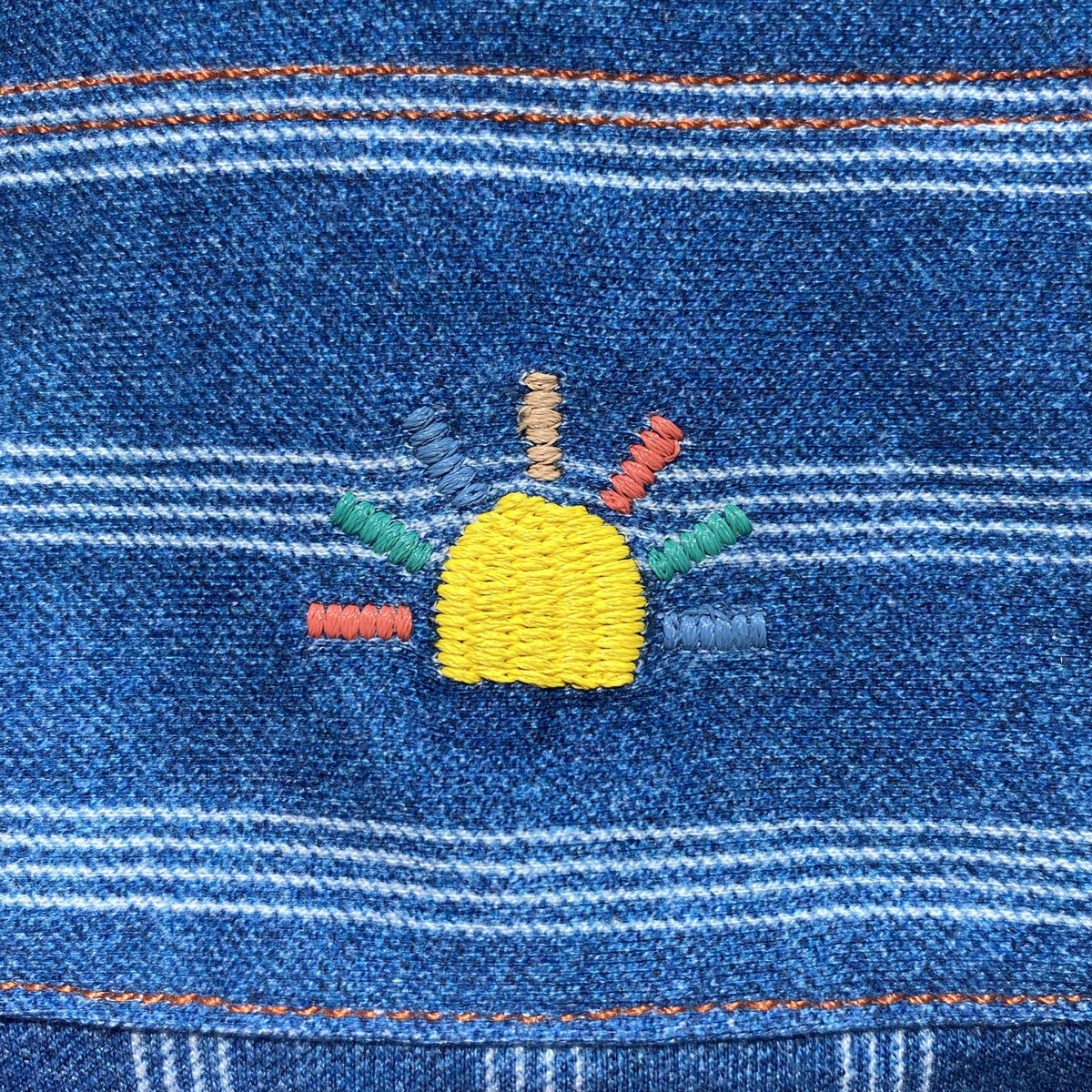 Pantallona MYKANOS Pinstripe Denim