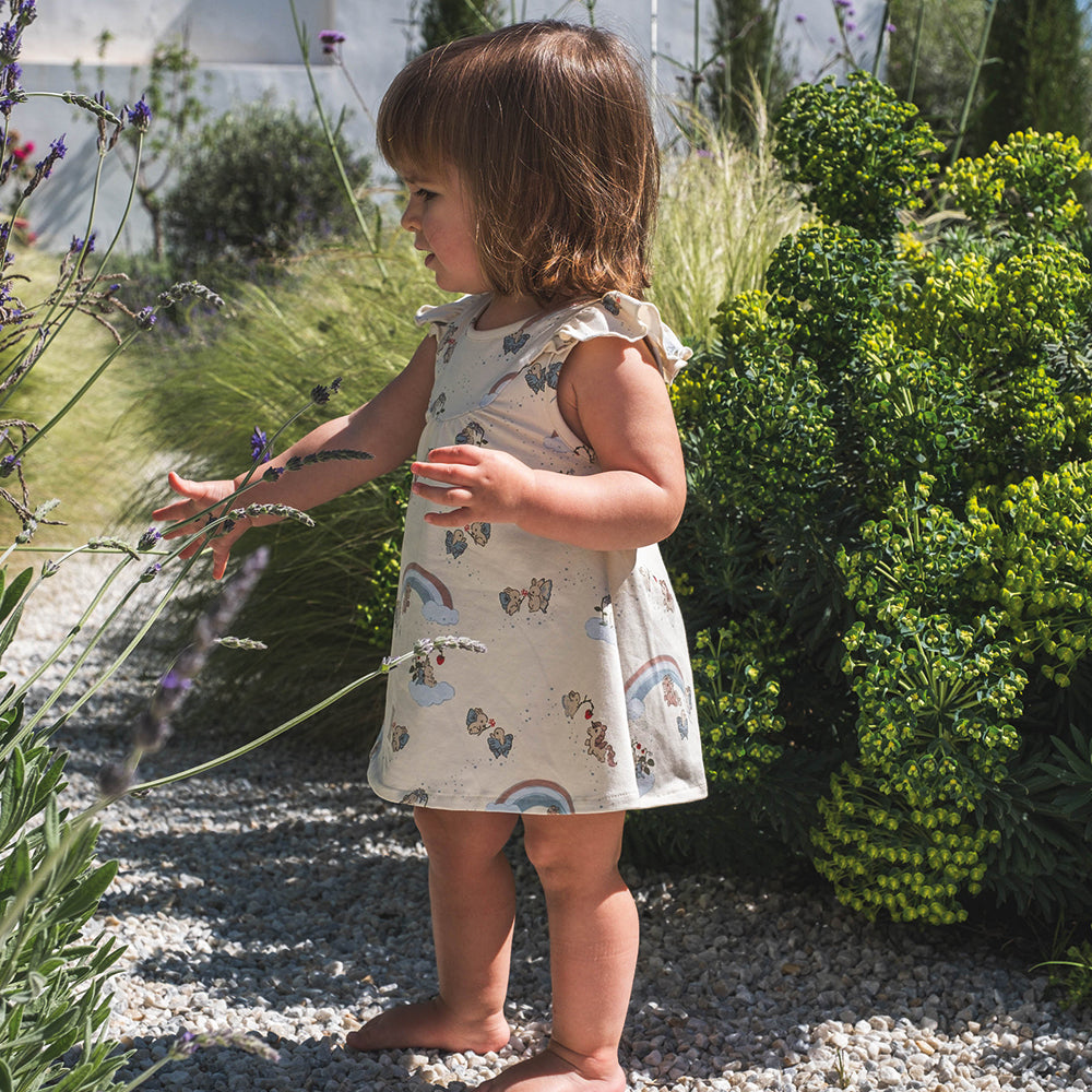 Fustan-body për bebe