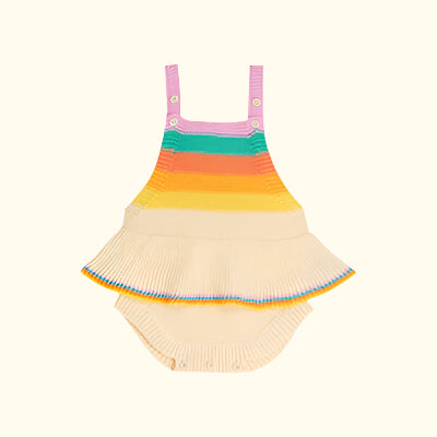 Kominoshe me vija Bubble Frill Rainbow